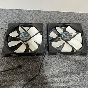 Fractal Design Silent Series R2 PC Case Fans 3-Pin Black White Cooling Lot 2